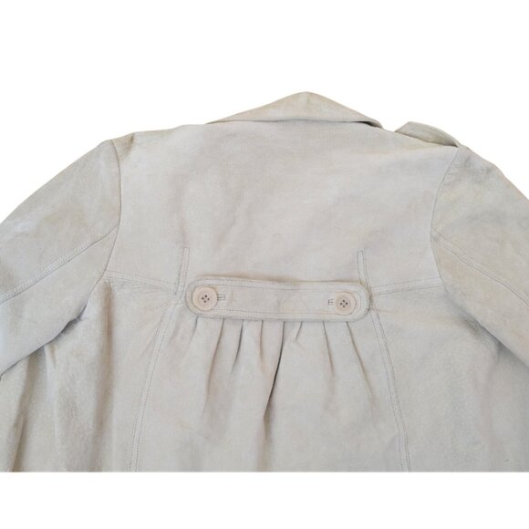 Calvin Klein Beige Suede Jacket - Size S - Picture 2 of 4